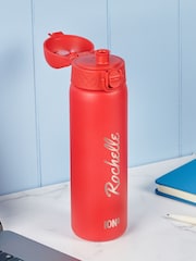 Personalised Red ION8 Steel Bottle by Oakdene - Image 2 of 3