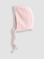 JoJo Maman Bébé Pink 2-Pack Pointelle Bonnet - Image 3 of 4