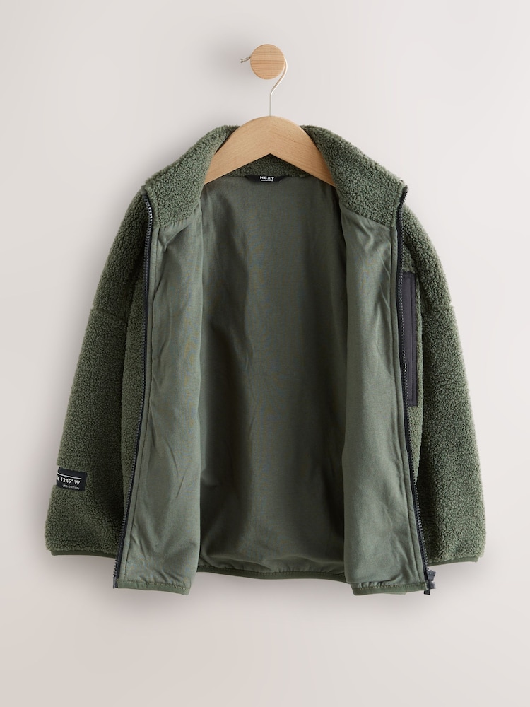 Green Zip Through Fleece (3-16yrs) - Image 2 of 5