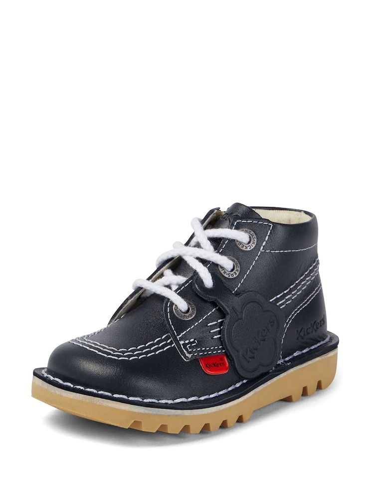 Kickers Blue Kick Hi Zip Boots - Image 2 of 5