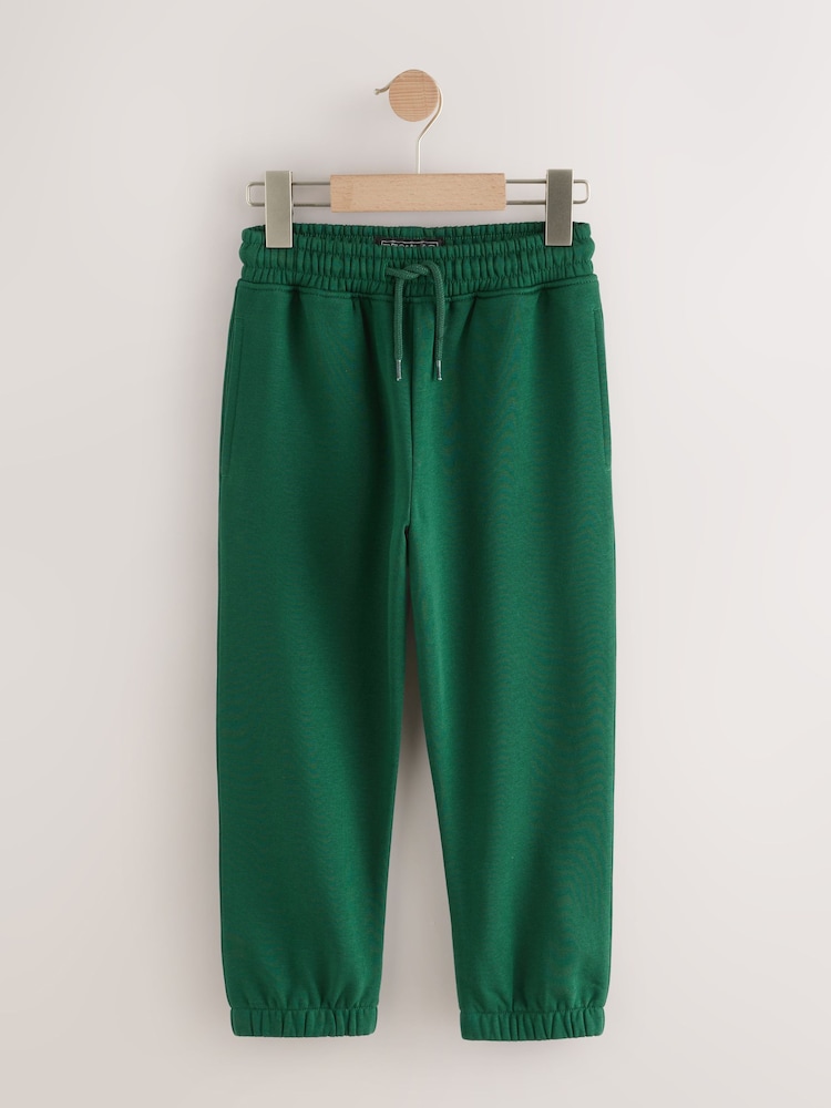 Bottle Green Regular Fit Basic Joggers (3-16yrs) - Image 1 of 4 Bottle Green Regular Fit Basic Joggers (3-16yrs) - Image 1 of 4