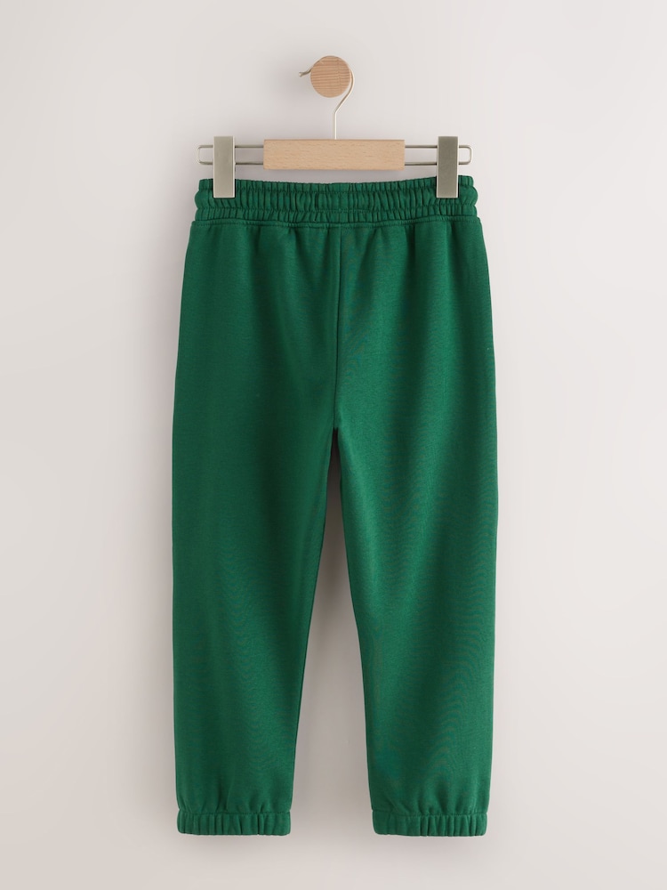Bottle Green Regular Fit Basic Joggers (3-16yrs) - Image 2 of 4 Bottle Green Regular Fit Basic Joggers (3-16yrs) - Image 2 of 4
