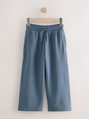 Mid Blue Wide Fit Basic Joggers (3-16yrs) - Image 1 of 4