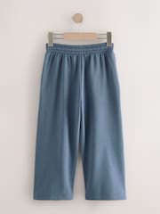 Mid Blue Wide Fit Basic Joggers (3-16yrs) - Image 2 of 4