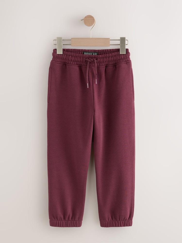 Berry Pink Regular Fit Basic Joggers (3-16yrs) - Image 1 of 4 Berry Pink Regular Fit Basic Joggers (3-16yrs) - Image 1 of 4