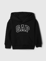 Negro y blanco - Gap Logo Fleece-Lined Hoodie (6mths-5yrs) - Imagen 1 de 3