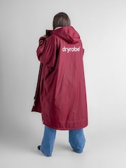 dryrobe Red Advance Adult Long Sleeve Changing Coats - Image 3 of 7