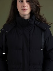 Trespass Female Colter Rainwear Black Coats - Image 4 of 4