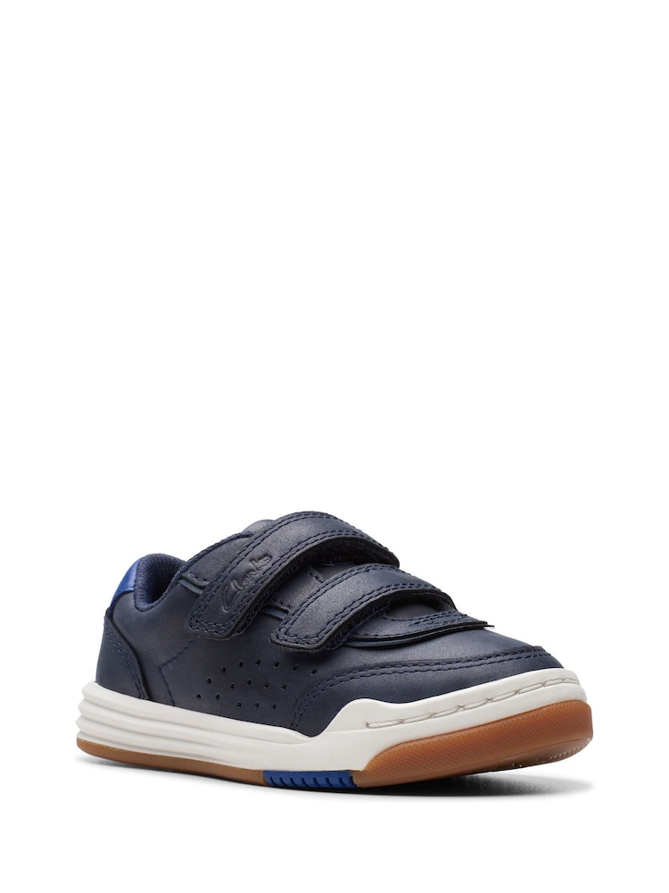 Clarks Blue Urban Solo T Trainers - Image 3 of 7