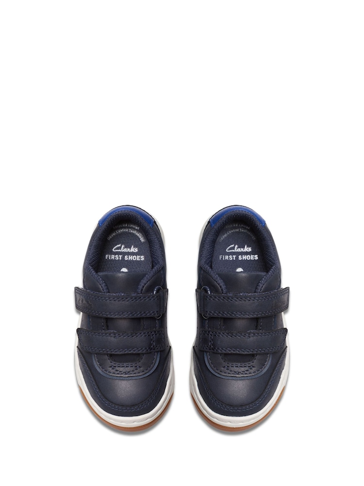 Clarks Blue Urban Solo T Trainers - Image 5 of 7