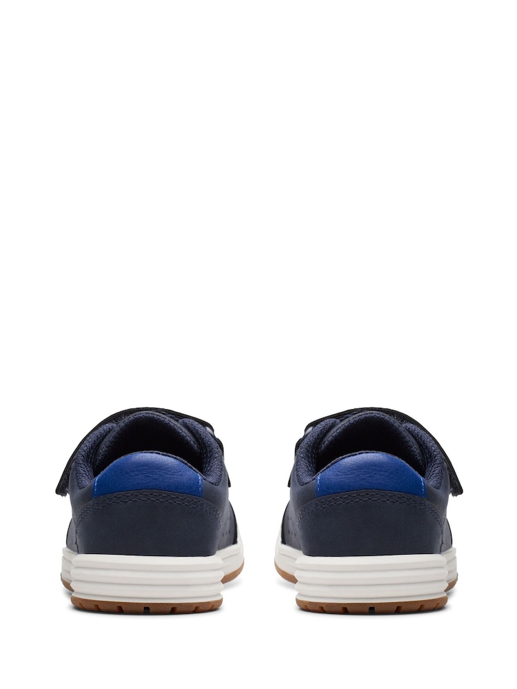 Clarks Blue Urban Solo T Trainers - Image 6 of 7