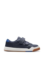 Clarks Blue Urban Solo K Shoes - Image 1 of 7