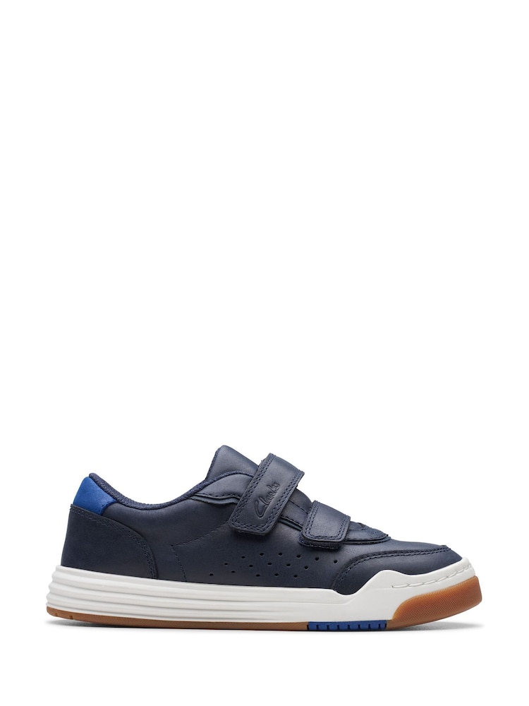 Clarks Blue Urban Solo K Shoes - Image 1 of 7