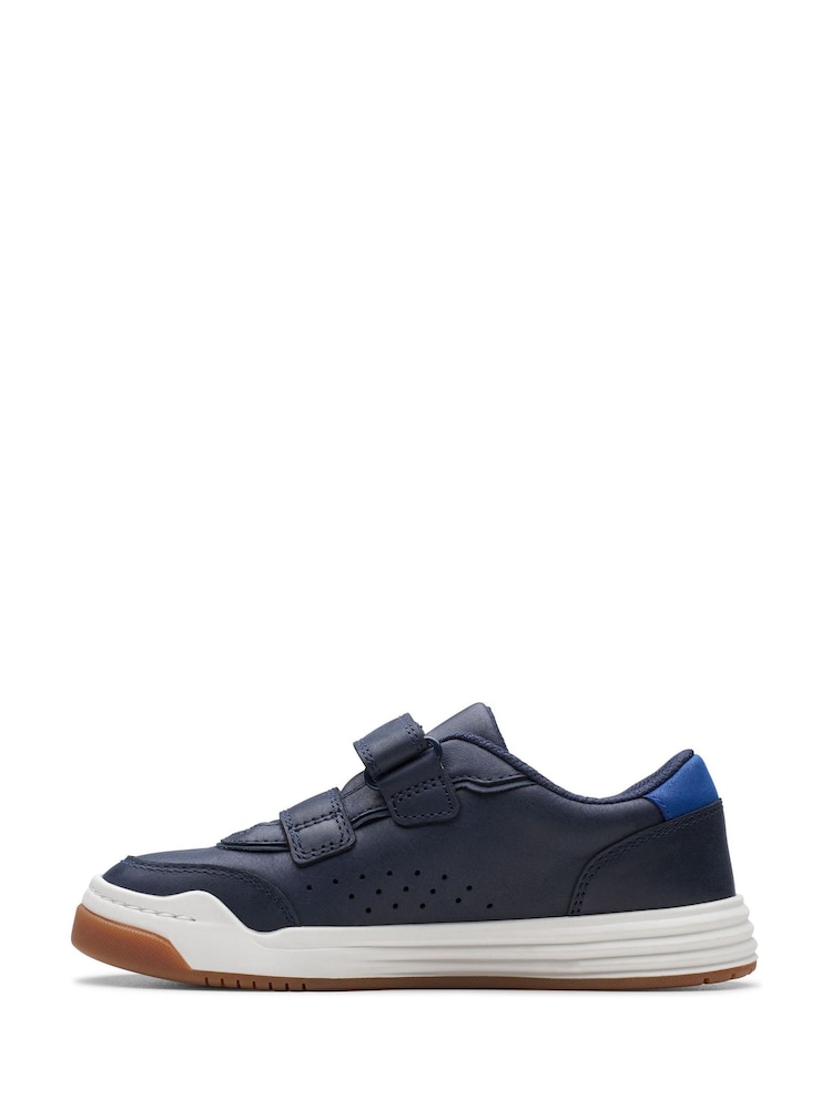 Clarks Blue Urban Solo K Shoes - Image 2 of 7