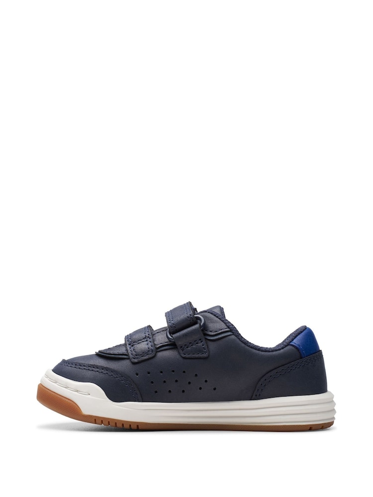 Clarks Blue Urban Solo T Trainers - Image 2 of 7