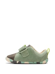 Clarks Grey Suede Roamer Spiney T Shoes - Image 2 of 7