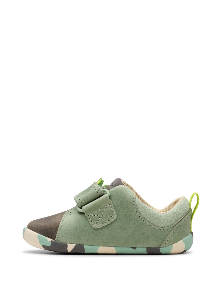 Clarks Grey Suede Roamer Spiney T Shoes - Image 2 of 7