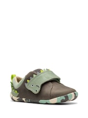 Clarks Grey Suede Roamer Spiney T Shoes - Image 3 of 7