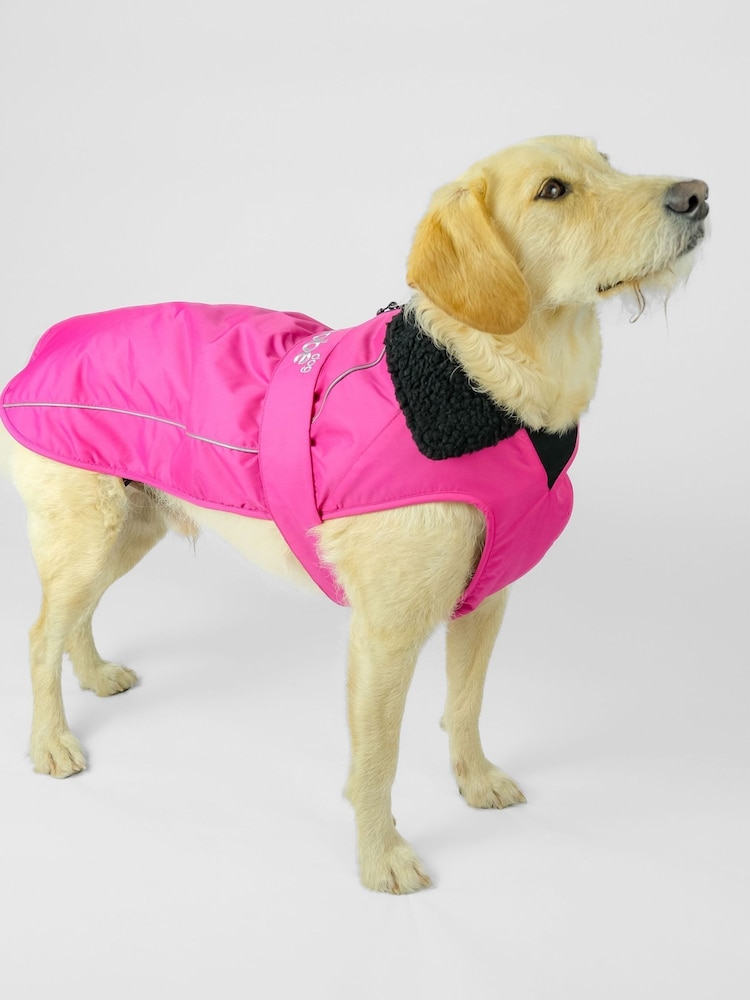 dryrobe Pink Dog Jacket - Image 2 of 5 dryrobe Pink Dog Jacket - Image 2 of 5