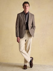 Joules Stone Wool Blend Donegal Blazer - Image 11 of 13