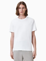 AllSaints White Slater Short Sleeve Crew T-Shirt - Image 1 of 7