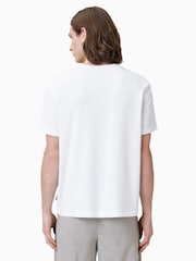AllSaints White Slater Short Sleeve Crew T-Shirt - Image 6 of 7