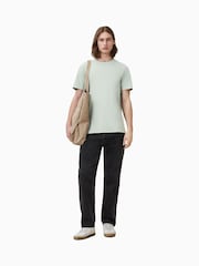 AllSaints Green Bodega Short Sleeve Crew T-Shirt - Image 4 of 6