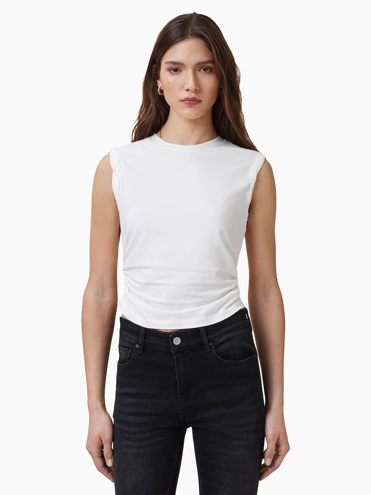AllSaints White West Tank Top - Image 1 of 6
