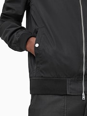 AllSaints Green Rev Bassett Bomber Jacket - Image 6 of 8