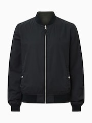 AllSaints Green Rev Bassett Bomber Jacket - Image 8 of 8
