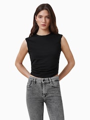 AllSaints Black West Tank Top - Image 1 of 7