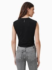 AllSaints Black West Tank Top - Image 2 of 7
