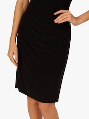 Adrianna Papell Jersey Tuxedo Black Dress - Image 4 of 6