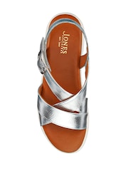 Jones Bootmaker Silver Ilaria Casual Leather Sandals - Image 5 of 6