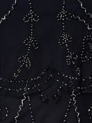 Adrianna Papell Blue Studio Bead Popover Sheath Dress - صورة 7 من 7
