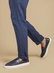 Jones Bootmaker Scottie Leather Trainers - Image 1 of 6