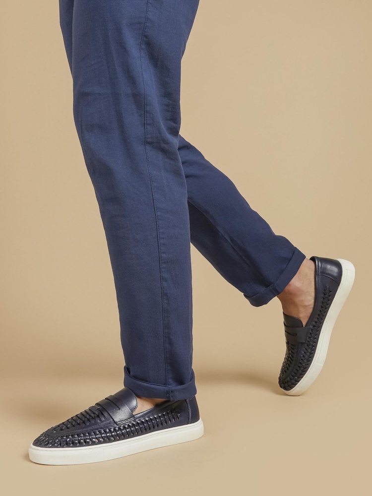 Jones Bootmaker Scottie Leather Trainers - Image 1 of 6