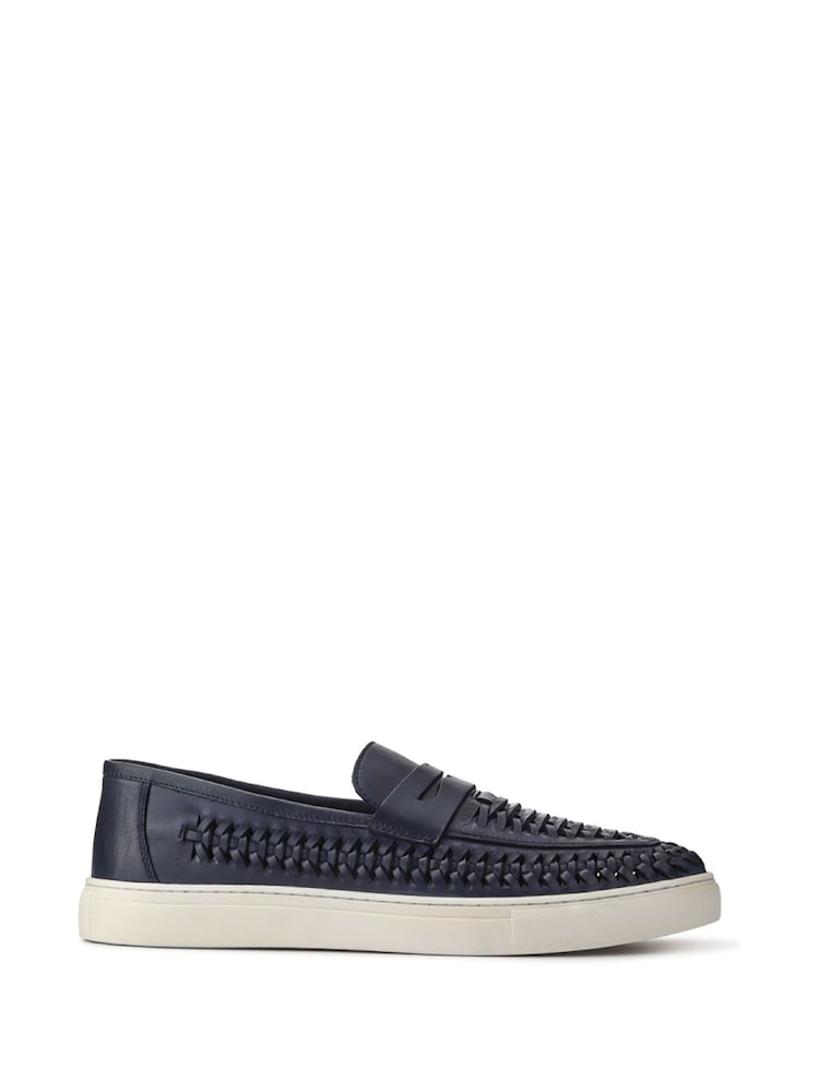 Jones Bootmaker Scottie Leather Trainers - Image 2 of 6