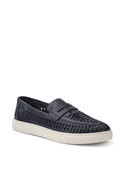 Jones Bootmaker Scottie Leather Trainers - Image 3 of 6