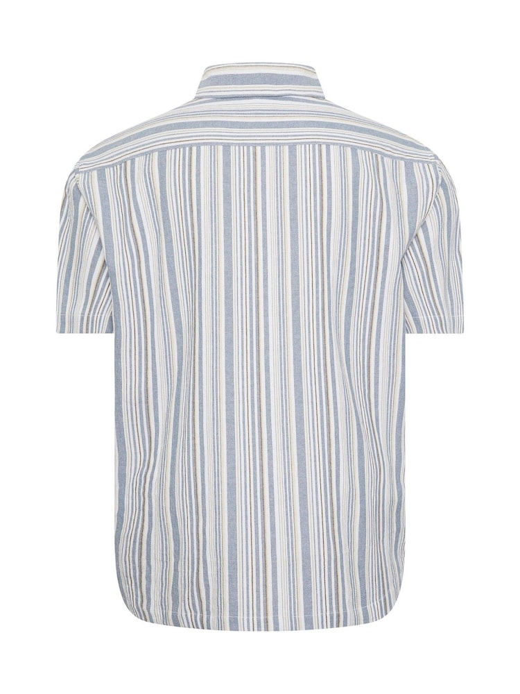 BadRhino Big & Tall 100% Cotton Stripe Shirt - Изображение 2 из 2
