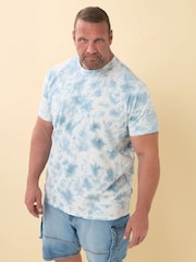 BadRhino Big & Tall Tie Dye 100% Cotton T-Shirt - Bild 1 von 6