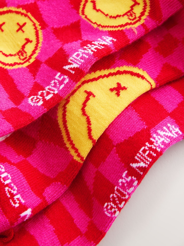 License Nirvana Ankle Socks 3 Pack - Image 6 of 6 License Nirvana Ankle Socks 3 Pack - Image 6 of 6