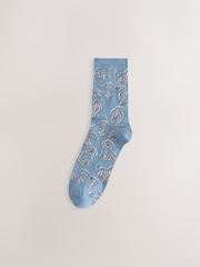 Blue Dogs - Pacote 4 de meias de tornozelo - Imagem 3 de 7