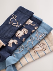Blue Dogs - Pacote 4 de meias de tornozelo - Imagem 6 de 7