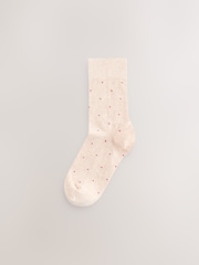 Multi Pin Dot Spot Formal Ankle Socks 5 Pack - Image 4 of 8