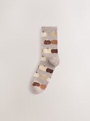 Neutral Autumn Ankle Socks 4 Pack - Image 3 of 7