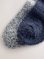 Blue/Grey Cosy Socks 2 Pack - Image 5 of 6
