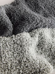 Charcoal/Light Grey Cosy Socks 2 Pack - Image 5 of 6