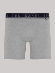 Ted Baker Grey Heather Retro Geo Boxer Briefs 3 Pack - Image 3 of 5