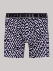 Ted Baker Grey Heather Retro Geo Boxer Briefs 3 Pack - Image 4 of 5